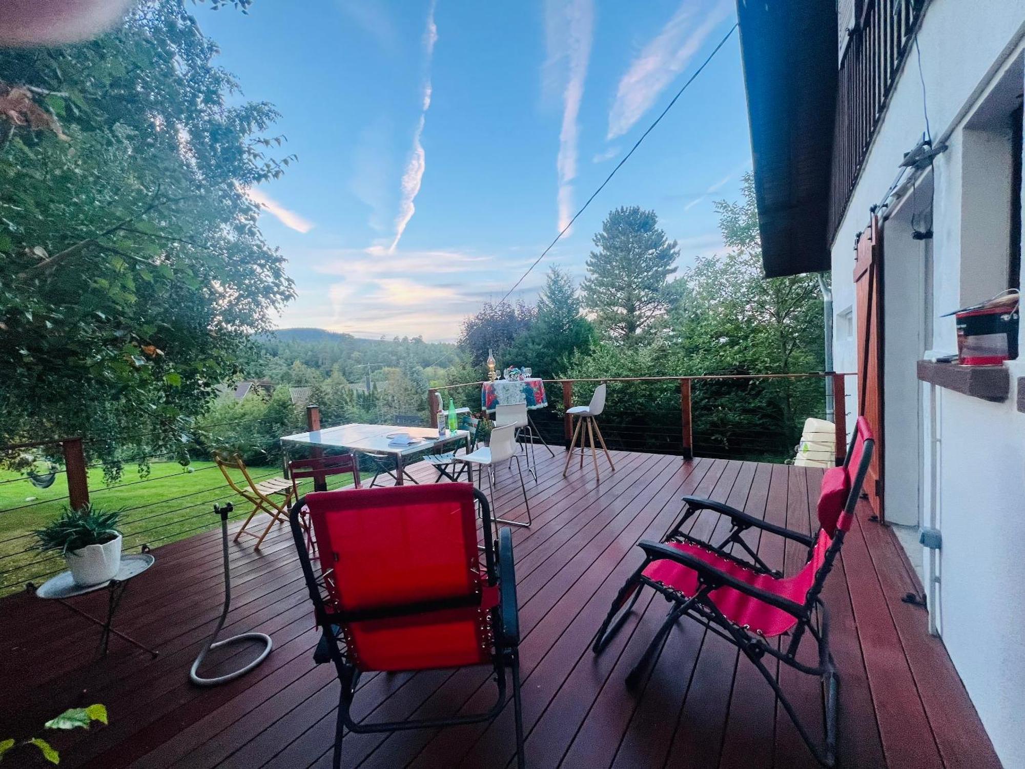 Chalet Spacieux A Wangenbourg-Engenthal Avec Vue Panoramique Екстериор снимка