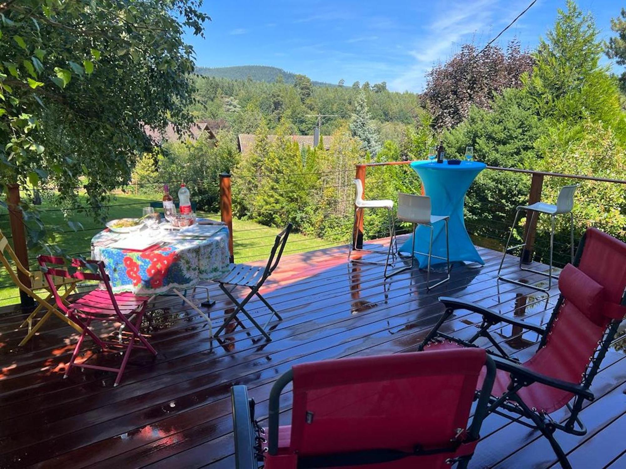 Chalet Spacieux A Wangenbourg-Engenthal Avec Vue Panoramique Екстериор снимка
